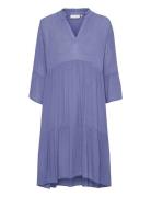 Kamarianah Amber Dress Polvipituinen Mekko Blue Kaffe