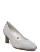 Women Court Sho Shoes Heels Pumps Classic Silver Tamaris