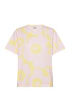 Tunnit Unikko Tops T-shirts & Tops Short-sleeved Pink Marimekko