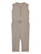 Rib Jersey Jumpsuit Jumpsuit Haalari Beige Copenhagen Colors