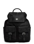 Virginia Flap Backpack Reppu Laukku Black Tory Burch