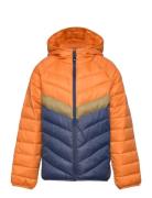 Jacket W. Hood - Quilted Toppatakki Multi/patterned Color Kids