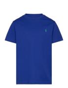 26/1 Jersey-Ss Cn-Tp-Tsh Tops T-shirts Short-sleeved Blue Ralph Lauren...