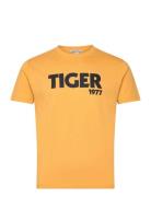 Dillan Designers T-shirts Short-sleeved Yellow Tiger Of Sweden