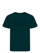 Jjecorp Logo Tee Ss O-Neck Noos Jnr Tops T-shirts Short-sleeved Green ...