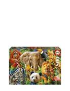 Educa 500 Wild Animal Collage Toys Puzzles And Games Puzzles Classic P...