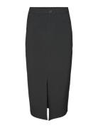 Vmsasie Hr Skirt Polvipituinen Hame Black Vero Moda