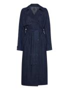 Denim Trench Coat Trenssi Takki Blue Lee Jeans