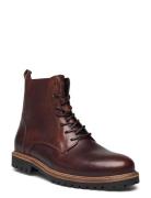 Troy Combat Boot Nyörisaappaat Brown Les Deux