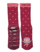 Fairy Socks With Anti-Slip Jarrusukat Red Melton