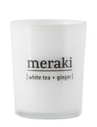 Scented Candle, White Tea & Ginger Tuoksukynttilä White Meraki