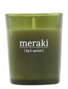 Scented Candle, Fig & Apricot Tuoksukynttilä Nude Meraki