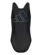 Performance Big Bars Swimsuit Uimapuku Uima-asut Black Adidas Performa...