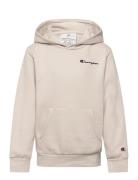 Hooded Sweatshirt Tops Sweat-shirts & Hoodies Hoodies Beige Champion