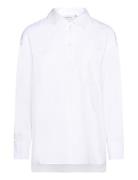 Noellegz Shirt Noos Tops Shirts Long-sleeved White Gestuz