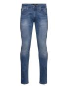 Anbass Trousers Slim C-Stretch Bottoms Jeans Slim Blue Replay