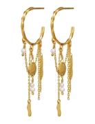 Notus Earrings Accessories Jewellery Earrings Hoops Gold Maanesten