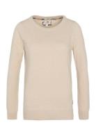 Barbour Pend Crew Knit Tops Knitwear Jumpers Beige Barbour