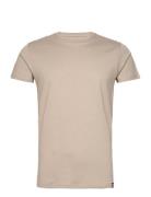 Organic Thor Tee Tops T-shirts Short-sleeved Beige Mads Nørgaard