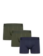 Gunnar Cotton 3-Pack Bokserit Navy Resteröds