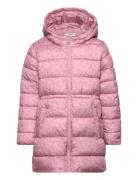 Quilted Long Coat Toppatakki Pink Mango