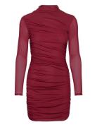 Draped Body Dress Lyhyt Mekko Red Mango