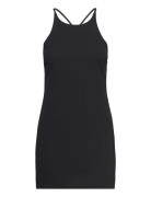 Wrap Back Dress Lyhyt Mekko Black Mango