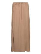 Tie Long Skirt Polvipituinen Hame Brown Mango