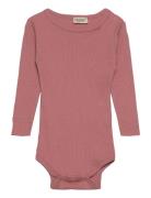 Plain Body Ls Body Pink MarMar Copenhagen