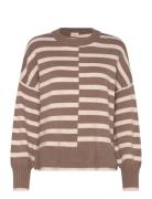 Frbitte Pu 3 Tops Knitwear Jumpers Brown Fransa