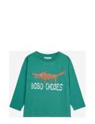 The Clever Fox T-Shirt Tops T-shirts Long-sleeved T-shirts Green Bobo ...