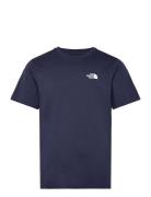 M Ss Simple Dome Tee Sport T-shirts Short-sleeved Navy The North Face