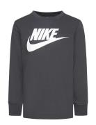 Nike Futura Long Sleeve Tee Tops T-shirts Long-sleeved T-shirts Grey N...