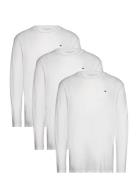 3P Ls Tee Tops T-shirts Long-sleeved White Tommy Hilfiger