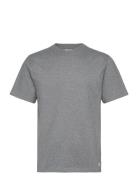 Basic T-Shirt Héritage Tops T-shirts Short-sleeved Grey Armor Lux