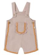 Nbfheather Short Sweat Overall Lil Jumpsuit Haalari Beige Lil'Atelier