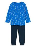 Nmmnightset Skydiver Space Noos Pyjamasetti Pyjama Blue Name It