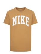 Nike Club Seasonal Tee Tops T-shirts Short-sleeved Beige Nike