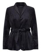 Sensual Velour Robe Top Aamutakki Black Triumph