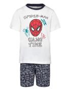 Pyjama Pyjamasetti Pyjama White Spider-man