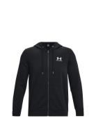 Ua Essential Fleece Fz Hood Sport Sweat-shirts & Hoodies Hoodies Black...