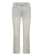 Blanca Straight-Fit Cropped Jeans Bottoms Jeans Straight-regular Blue ...