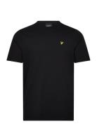 Pique T-Shirt Tops T-shirts Short-sleeved Black Lyle & Scott