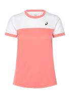 Women Court Ss Top Sport T-shirts & Tops Short-sleeved Pink Asics