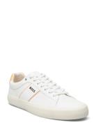 Aiden_Tenn_Flpp Matalavartiset Sneakerit Tennarit White BOSS