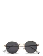 Round Metal Sunglasses Aurinkolasit Silver Mango