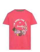 Tnlouisa S_S Tee Tops T-shirts Short-sleeved Pink The New