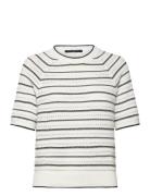 Oskie Ss Jumper Tops Knitwear Jumpers White French Connection