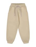 Relaxed Sweatpants Bottoms Sweatpants Beige Gugguu