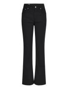 Black Slim Flare Jeans Bottoms Jeans Flares Black GANT